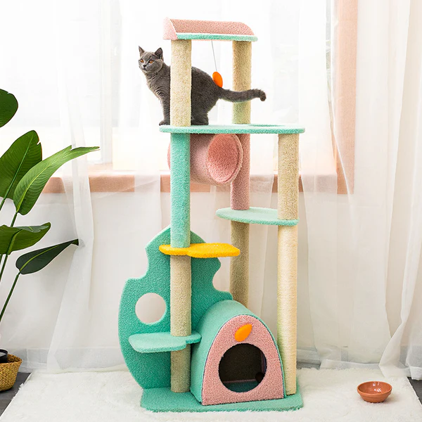 Arbre à Chat Velours XXL Catgrip