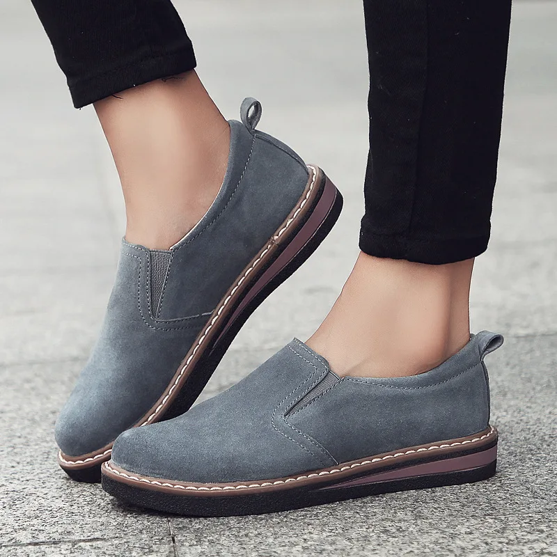 Mocassins cuir suédé femme- Confort et élégance! - image de produit 2