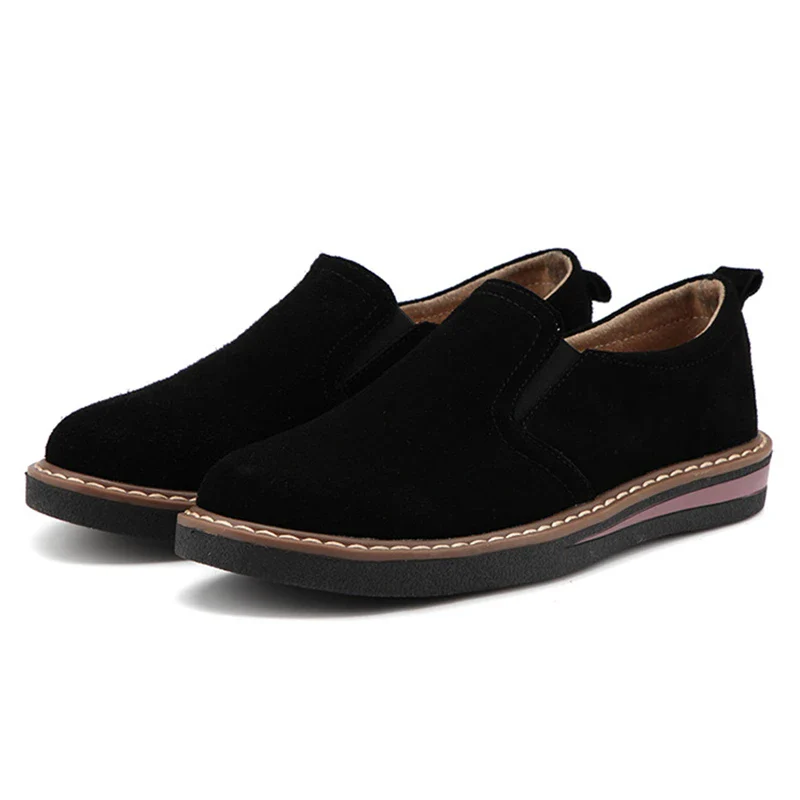 Mocassins cuir suédé femme- Confort et élégance! - image de produit 5