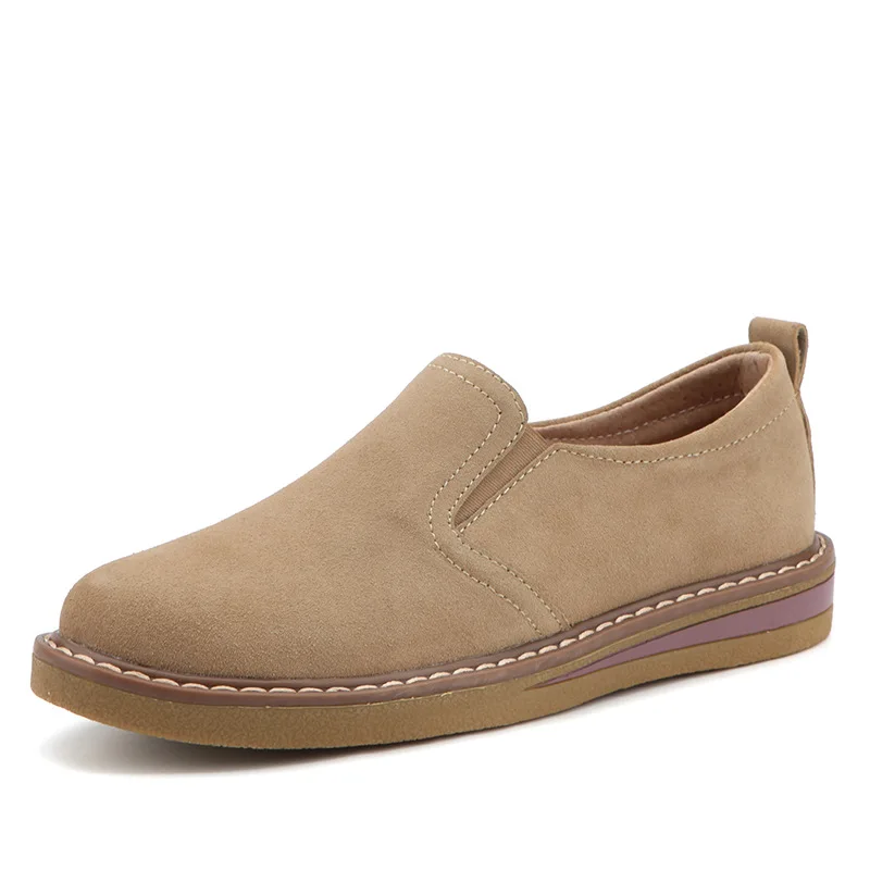 Mocassins cuir suédé femme- Confort et élégance! - image de produit 8